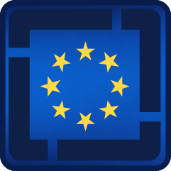 Badge fabriqué dans l'UE